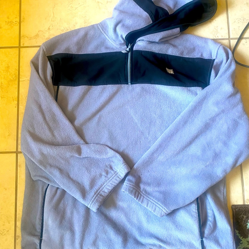 Wilson Gray Pull over with hood size Large
